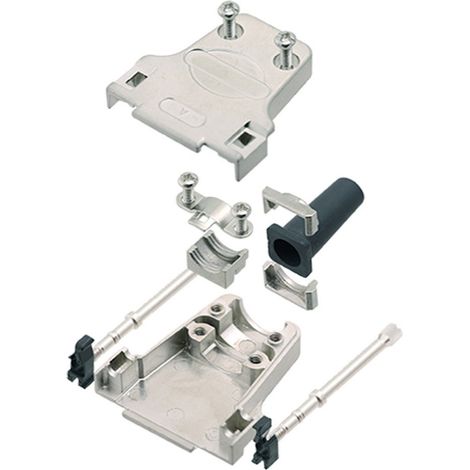 encitech DTZF09-RG-LJS-M3-K 7960-5209-01 D-SUB Gehäuse Polzahl: 9 Zinkdruckguss 180 ° Metall 1 St. (1/3)