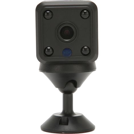 Mini caméra sans fil HD 1080p avec détection de mouvement, vision nocturne et base magnétique rotative pour la maison