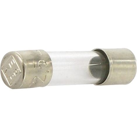 Fusible Cristal 2,5A Longitud 20mm paquete 10 unidades UNIVERSAL SI23512