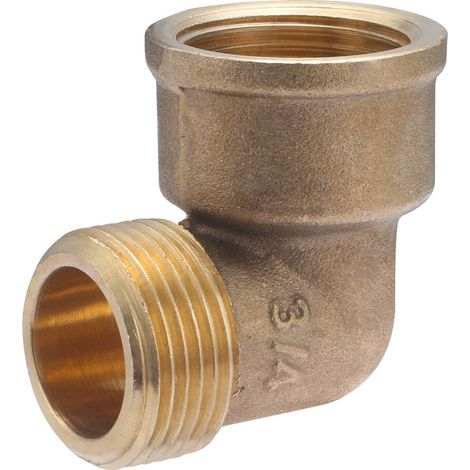 Codo Macho Hembra Latón QUICK PLOMBERIE - 3/4 (1/4)