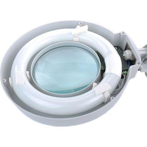Lampe de bureau loupe LED avec lumière, loupe éclairante pour lecture et travaux manuels (1/5)