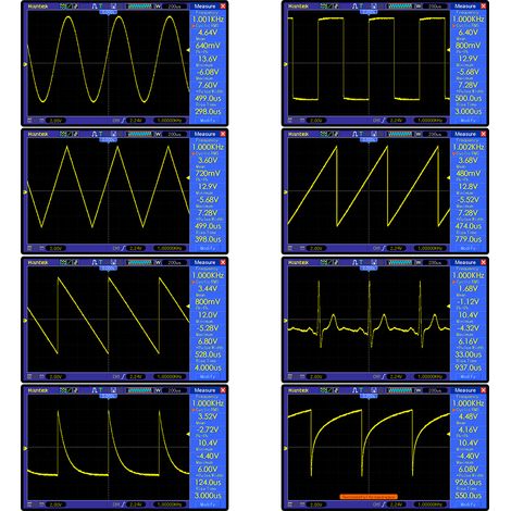 FG-200 DDS-Signalgenerator mit Frequenzmesser (0,01 Hz - 500 kHz), Modulen für sinusförmige, rechteckige und sägezahnförmige Signalquellen, USB-Stromkabel und BNC-Klemmkabel im Lieferumfang enthalten. (1/2)