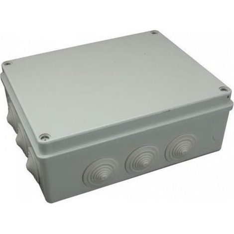 Caja de superficie S-Box 606 - 300x220x120, 12 prensaestopas, IP65