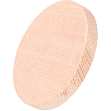 Dessous de verre rond en bois, set de table, dessous de verre rond résistant à la chaleur, pour la maison et la cuisine, couleur bois (1/5)
