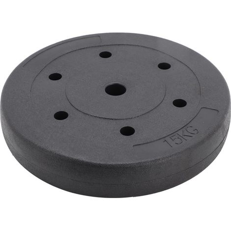Shoze 15KG Weight Plates for Gym Barbell Vinyl 1" Standard Home Dumbbell Discs Home or Gym Training or Weightlifting (1/5)