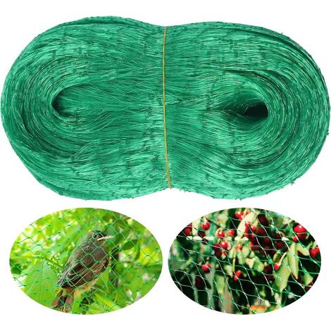Filet Anti Oiseaux 4X10m, Filet Protection Oiseaux, Filet Anti Pigeon, Filet Jardin Potager, Filet pour Cerisier et Fraisier Protection Arbre Fruitier des Dommages Causés (1/5)