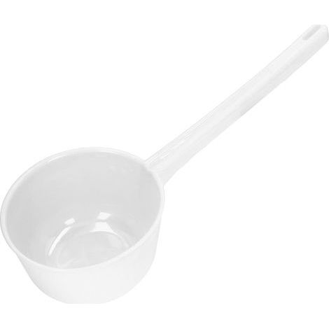 Cuillère à eau en plastique épais à Long manche, louche agricole de grande capacité pour jardin salle de bains cuisine blanc (1/5)