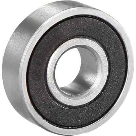 TuseRxln 608RS Radlager, Rillenkugellager, doppelt abgedichtet, 8 mm x 22 mm x 7 mm, Chromstahl, 1 Stück