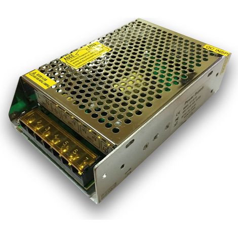 ALIMENTATORE STABILIZZATO SWITCHING 12 VOLT 5 AMPERE PER VIDEOSORVEGLIANZA, TELECAMERE, STRISCE LED (1/2)