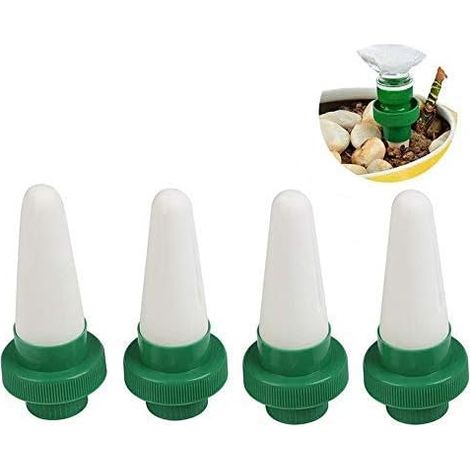Ensemble d'arrosage automatique en céramique 4 pièces, pour plantes en pot et autres végétaux. (1/5)