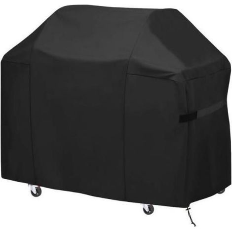 Housse De Protection Bbq - Polyester Oxford 210D Impermeable Et Resistant Aux Uv - Pour Barbecue Charbon Ou Gaz - Dimensions 190 X 71 X 117 Cm