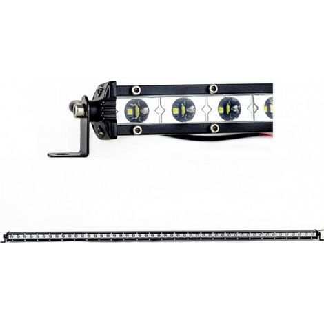 SecoRüt Faro da lavoro 12 V/DC, 24 V/DC LED-Light-Bar 48 LED 1285mm 12/24 Volt LB0108 Ampio fascio di illuminazione (L (1/4)