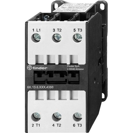 Finder 6K.13.8.230.4350 Relais industriel 3 NO (T) 22 kW 230 V/AC 50 A 1 pc(s) A909483