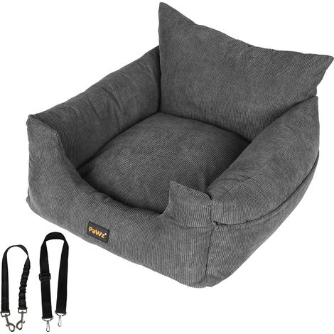Skylos Pet Car Booster Seat Dog Protector Portable Bed Removable Dark Grey M (1/5)