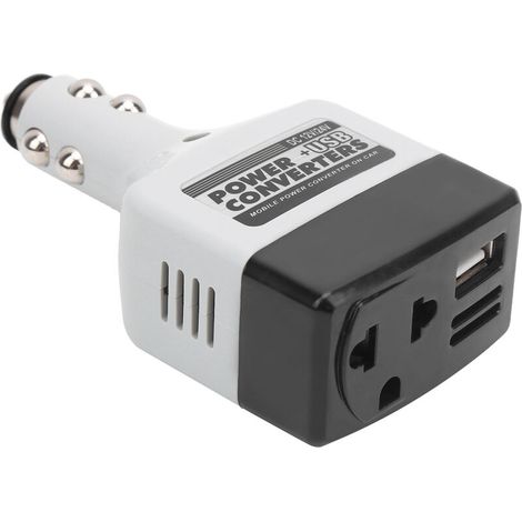Jeffergarden Chargeur automatique USB de convertisseur de puissance mobile 12V / 24V pour le chargement de téléphone portable noir (1/5)
