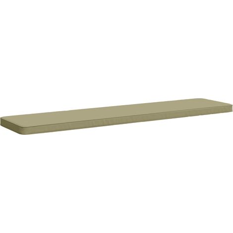 Coussin de banc 1 pièce VUGHT 100 % polyester Vert clair vidaXL