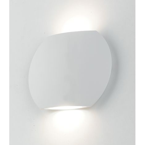 Applique da esterno LED MIURA ultrasottile bianca 2x3W 3000K (1/2)