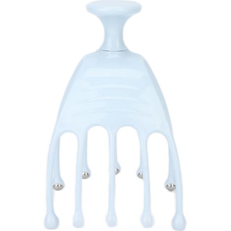 Massageur crânien portable à main, outil de massage du cuir chevelu pour détente profonde, anti-stress, spa à domicile, appareil manuel de relaxation. (1/5)
