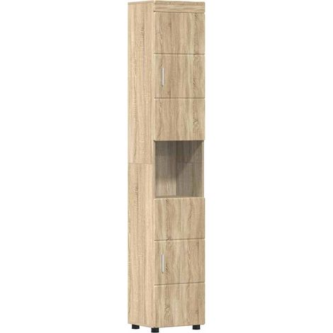 vidaXL Ensemble d'armoire de salle de bain TULUM Chêne Sonoma