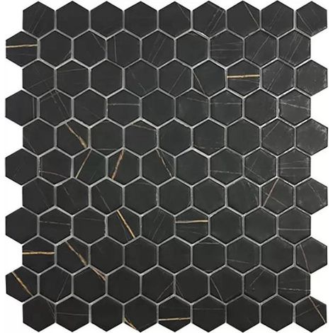 Mosaïque MARBLE hexagone 3.5x3.5cm - Sahara - boîte de 0.87 m2 - Sahara - boîte de 0.87 m2