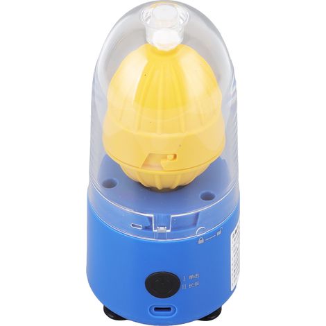 Brouilleur d'œufs bleu électrique, fond en silicone alimentaire, compatible lave-vaisselle, 3,7 V, 15 W (1/5)