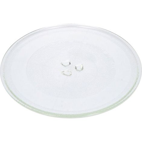 Plateau Micro-ondes Edm Verre Trempé, Remplacement Universel - Edm