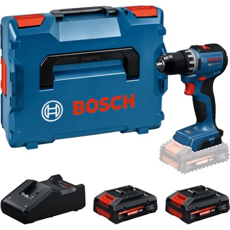 Perceuse-visseuse sans fil GSR 18V-52 - 18V - 70 nm - 2 batteries 4Ah - chargeur - coffret - MY36 - BOSCH