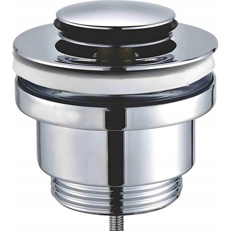 Tappo universale per lavabo a scatto cromato (1/5)