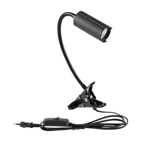 Eurolite KKL-7 lámpara de pinza LED negro mate 7 W 3000 K