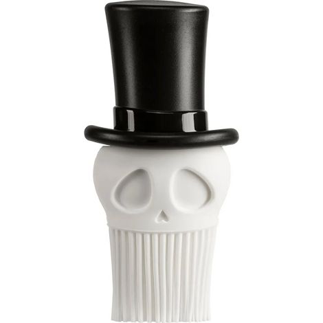 Accesorio de cocina pa-design skull brush silicona duradero divertido (1/3)