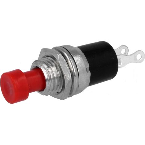 Pulsante miniaturizzato a circuito aperto 3A 250V ROSSO