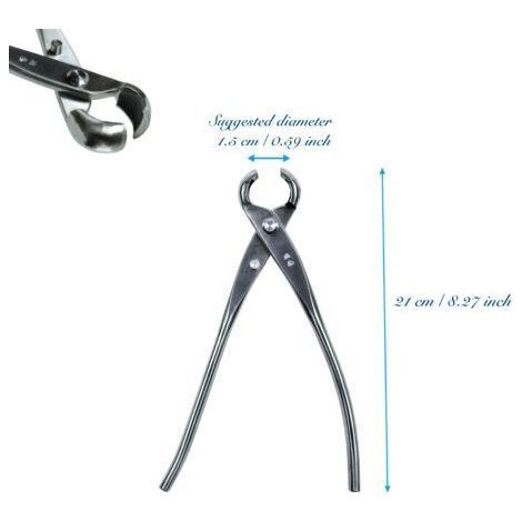 Sécateur Bonsaï Traditionnel – Lame Acier Inoxydable 210 mm, Bord Rond, Coupe Précise pour Droitiers (1/3)
