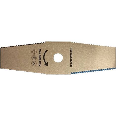 LAMA A 2 DENTI mm 300 x 2,0 x 25,4 x 2 T