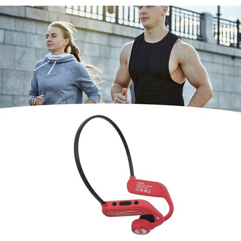 Wasserdichte IP68 Bluetooth 5.0-Kopfhörer für Schwimmen und Sport, 16 GB Speicher, rot (1/5)