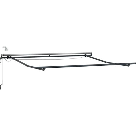 vidaXL Cadre d'auvent Anthracite 300 x 250 cm Aluminium (1/5)