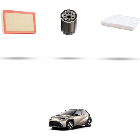 Kit tagliando 3 filtri compatibile con TOYOTA AYGO X (B7) 1.0 VVT-i 53kw dal 2021 (1/5)