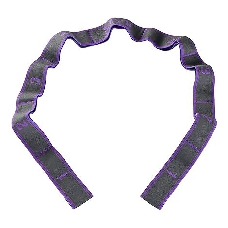 2pcs Bande élastique de résistance, bande détirement, sangle , sangle de yoga pour yoga, Pilates, entraînement de force et flexibilité (1/5)