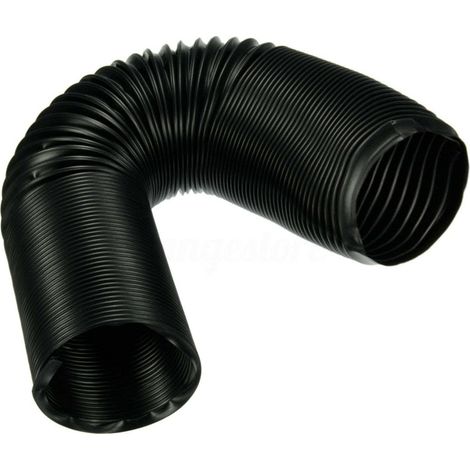 Flexible 76mm 3" Noir Filtre À Air Froid Alimentation Conduite D'admission Tuyau D'induction (1/5)