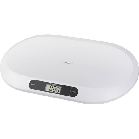 Topcom WG-2490 Pèse-bébé WG-2490 numérique Plage de pesée (max.)=20 kg blanc (1/5)