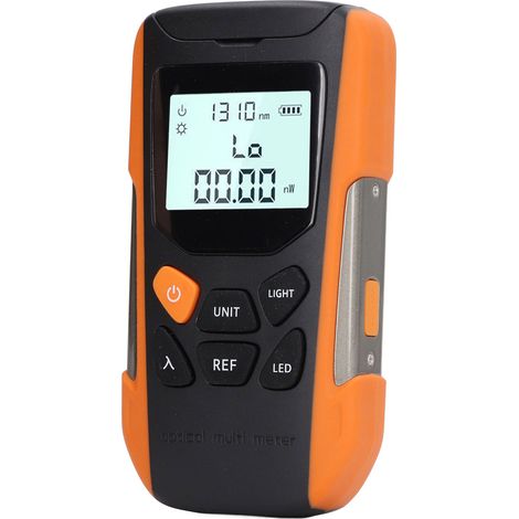 Wattmètre optique, gainmètre de fibre optique de haute précision, testeur de fibre optique portable pour connecteurs FC, SC et ST (1/5)