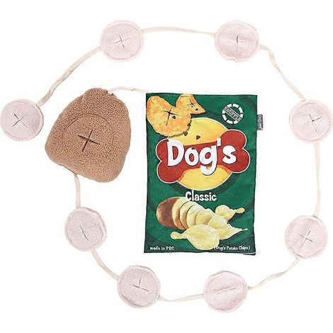 Distributeur de friandises interactif et ludique pour chiens d'intérieur (chips mignonnes) (1/5)