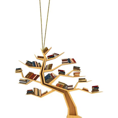 Pendentif En Acrylique Forme De Coeur - Décoration De Bibliothèque - Pour Amateurs De Livres - 1 Pièce (1/5)