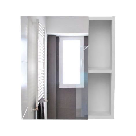 Mueble de Pared de Baño Labelle con espejo , 49.53 cm X 44.95 cm X 13.71 cm , Blanco (1/5)