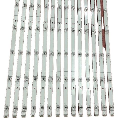 Bande LED rétroéclairée, 14 pièces/ensemble, Compatible avec Hisense H75B7510 et H75B7530 (1/4)
