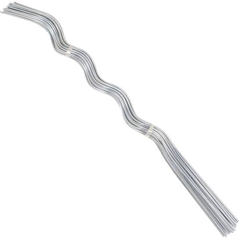 Soporte para planta espiral 50 unidades 110cm acero galvanizado vidaXL