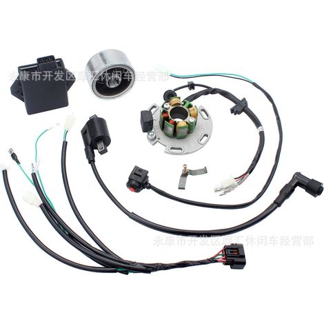 LIFAN 140/160CC full wiring harness circuit start CDI ignition coil kit for off-road motorcycles (1/5)