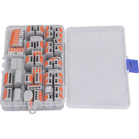 41 connecteurs de câbles à levier, en polycarbonate ignifugé, connecteur rapide, 250 V, 32 A (1/5)