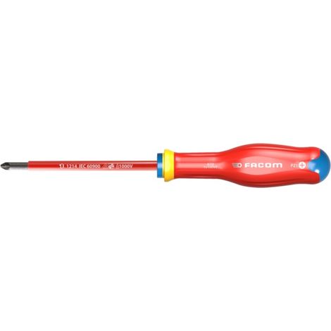 Tournevis Facom, Pointe Pozidriv PZ3 type Standard, 125 mm ( Prix pour 1 )