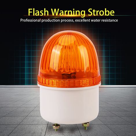 1 pièce lampe LED jaune 220V 15W clignotante flash avertissement pour machine-outil industrielle (1/5)
