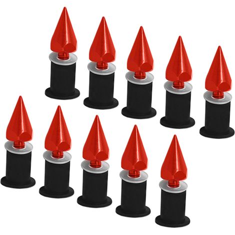 Vis de remplacement M5 pour pare-brise moto, kit de fixation à pointes, écrous et boulons, accessoires de personnalisation, couleur rouge (1/3)
